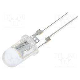 1 pcs x OPTOSUPPLY - OSM5XA5141R-150MA - LED, 5mm, white warm, 43000÷50000mcd, 40°, Front: convex, 3.3÷3.8V