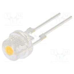 1 pcs x OPTOSUPPLY - OSM5XA56E1R-150MA - LED, 4.8mm, white warm, 12000÷14400mcd, 33÷38lm, 140°, 3.3÷3.8V