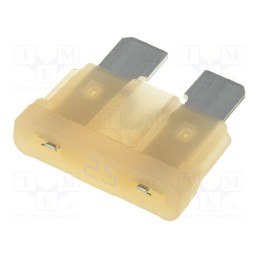 10 pcs x LITTELFUSE - 0287025.PXCN - Fuse: fuse, 25A, 32VDC, automotive, 19mm, ATOF