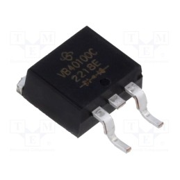 1 pcs x VISHAY - VB40100C-E3/4W - Diode: Schottky rectifying, SMD, 100V, 20Ax2, D2PAK,
