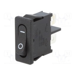 1 pcs x Marquardt - 1901.1103 - ROCKER, SPST, Pos: 2, ON-OFF, 6A/250VAC, IP40, 100mΩ, UL94V-2, copper