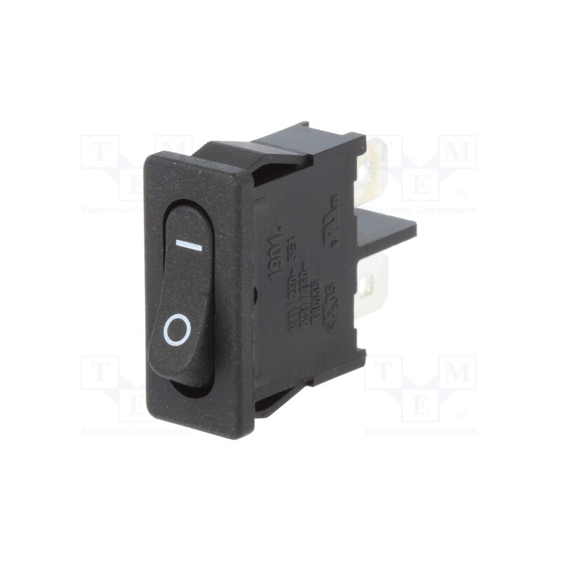 1 pcs x Marquardt - 1901.1103 - ROCKER, SPST, Pos: 2, ON-OFF, 6A/250VAC, IP40, 100mΩ, UL94V-2, copper
