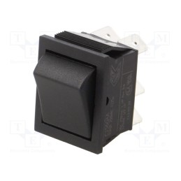 1 pcs x BULGIN - C1560AAAAA - ROCKER, 16A/250VAC, Leads: connectors 6,3x0,8mm