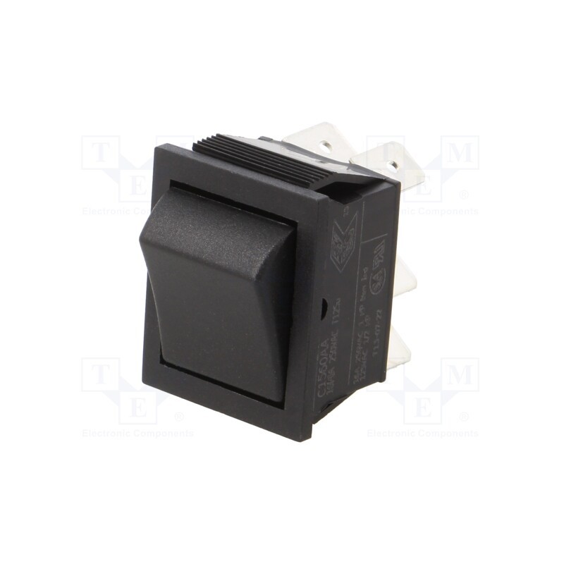 1 pcs x BULGIN - C1560AAAAA - ROCKER, 16A/250VAC, Leads: connectors 6,3x0,8mm