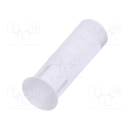 1 pcs x BIVAR - PLPC2-6MM - Fiber for LED, round, Ø2.3mm, Front: flat, straight