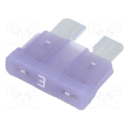 10 pcs x LITTELFUSE - 0287003.PXCN - Fuse: fuse, 3A, 32VDC, automotive, 19mm, ATOF