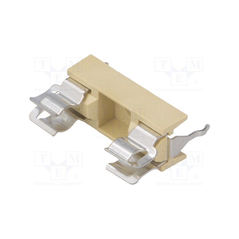 10 pcs x Stelvio Kontek - PTF/15B - Fuse holder, cylindrical fuses, THT, 5x20mm, -30÷85°C, 6.3A, 5mΩ