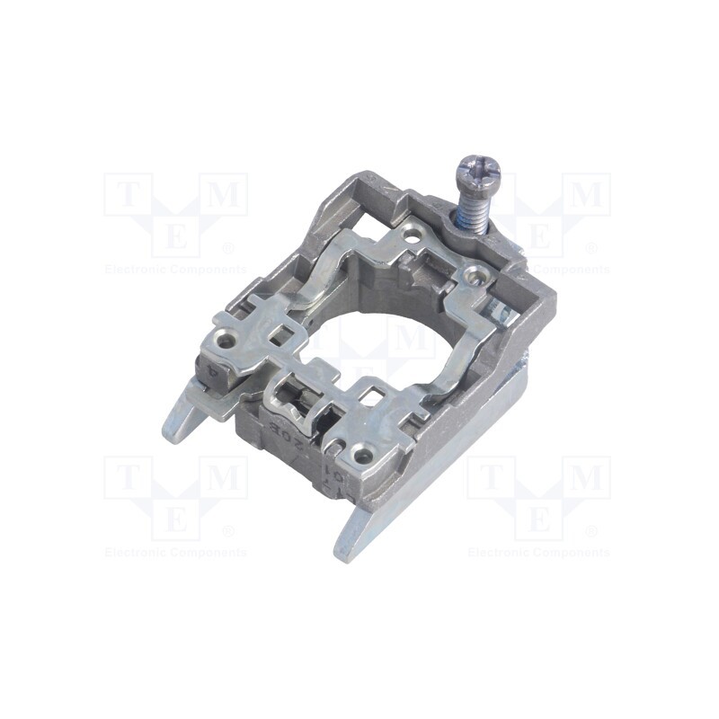 1 pcs x SCHNEIDER ELECTRIC - ZB4BZ009 - Mounting unit, 22mm, Harmony XB4, front fixing