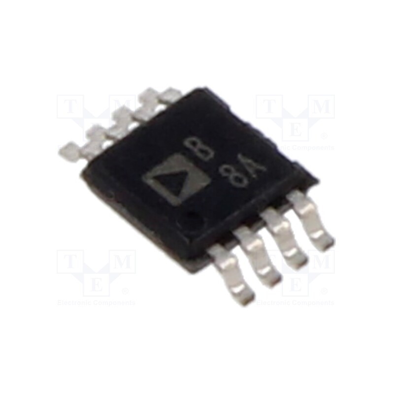 1 pcs x Analog Devices - AD8512ARMZ - IC: operational amplifier, 8MHz, Ch: 2, MSOP8, ±4.5÷18VDC, IB: 7.5nA