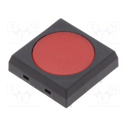 1 pcs x NKK SWITCHES - JF15SP2C - Microswitch TACT, SPST-NO, Pos: 2, 0.05A/24VDC, 17.7x17.7x3mm