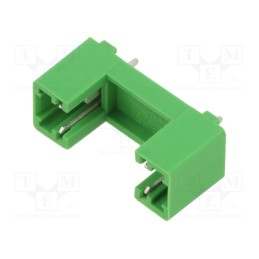 10 pcs x ESKA - 509100 - Fuse holder, cylindrical fuses, THT, 5x20mm, -30÷85°C, 6.3A, green