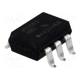 1 pcs x VISHAY - VO3063-X007T - Optotriac, 4.42kV, Uout: 600V, zero voltage crossing driver, Ch: 1