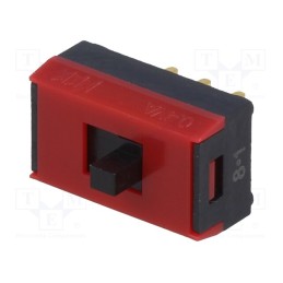 1 pcs x NKK SWITCHES - SS22SBP4 - Switch: slide, Pos: 2, DPDT, 0.01A/28VDC, ON-ON, vertical, -15÷60°C