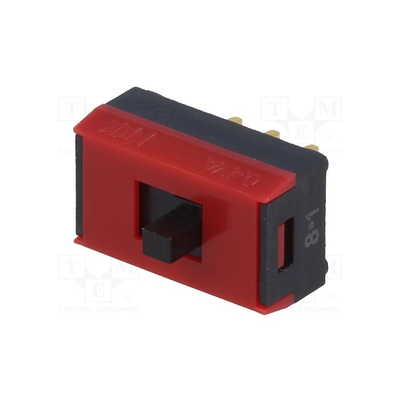 1 pcs x NKK SWITCHES - SS22SBP4 - Switch: slide, Pos: 2, DPDT, 0.01A/28VDC, ON-ON, vertical, -15÷60°C