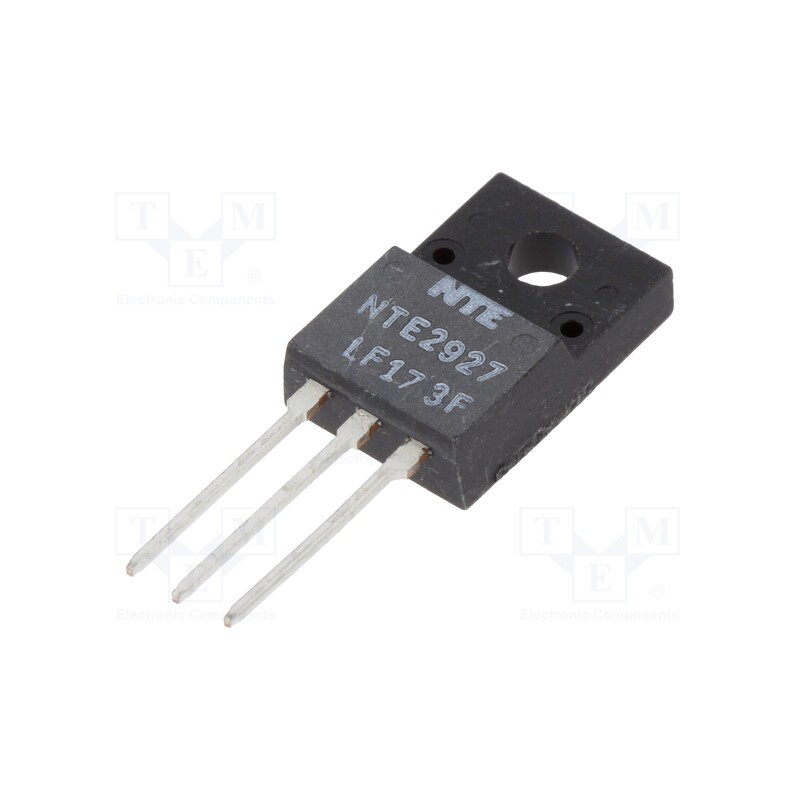 1 pcs x NTE Electronics - NTE2927 - Transistor: N-MOSFET, unipolar, 600V, 10A, Idm: 40A, 45W, TO220F