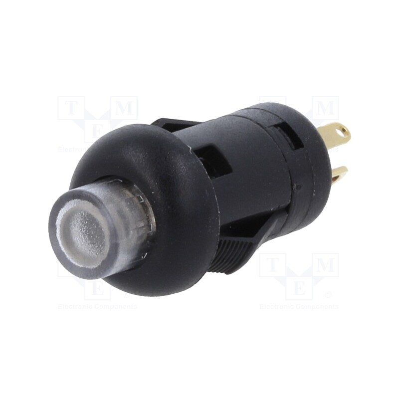 1 pcs x E-SWITCH - LP1OA1AG - Switch: push-button, Pos: 2, SPST-NO, 0.1A/30VDC, OFF-(ON), green