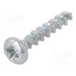 100 pcs x BOSSARD - 1083317 - Screw, 3.5x20, Head: cheese head, Pozidriv, PZ2, steel, zinc, SPAX®