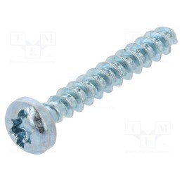 100 pcs x BOSSARD - 8278113 - Screw, for plastic, 2.5x16, Head: cheese head, slotted,Torx®, zinc