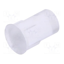 1 pcs x BIVAR - PLPC2-125 - Fiber for LED, round, Ø2.3mm, Front: flat, straight