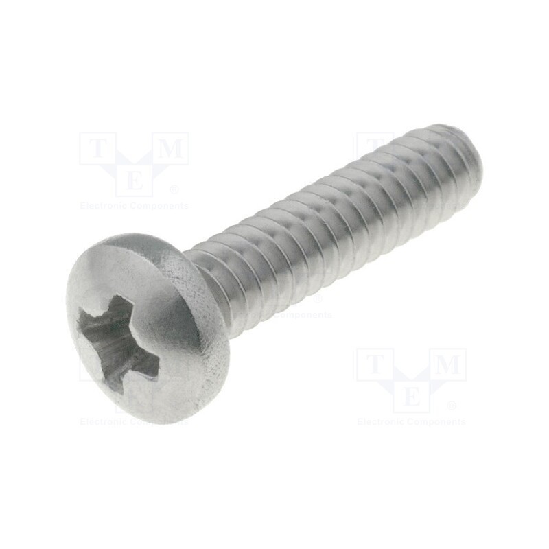 100 pcs x KEYSTONE - 9902 - Screw, UNC4-40x12.7, 40, Head: cheese head, Phillips, PH1