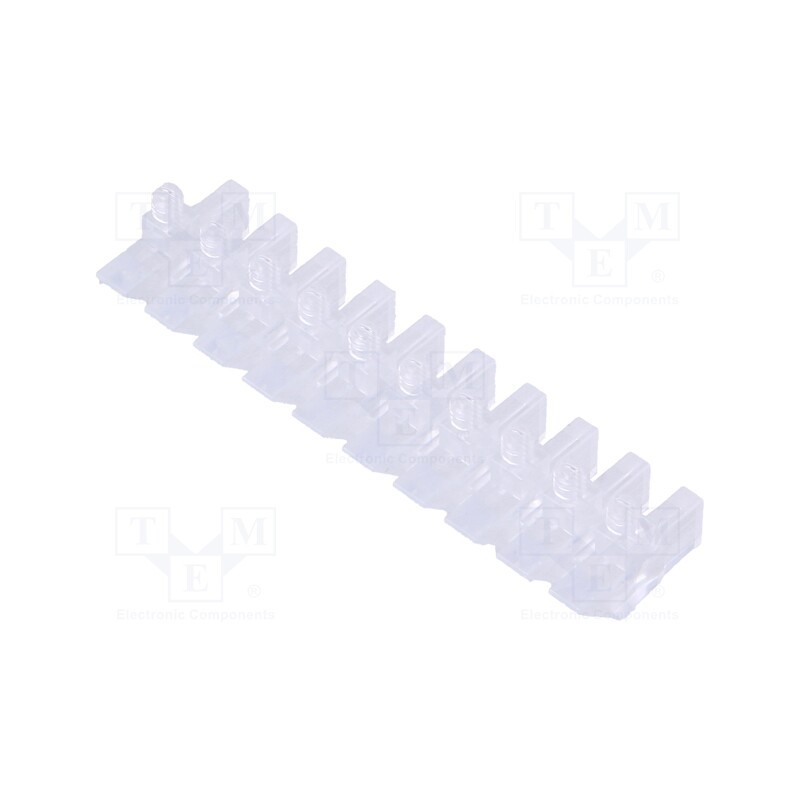 1 pcs x MENTOR - 1273.101 - Fiber for LED, rectangular, 2x5mm, No.of mod: 10, Front: flat