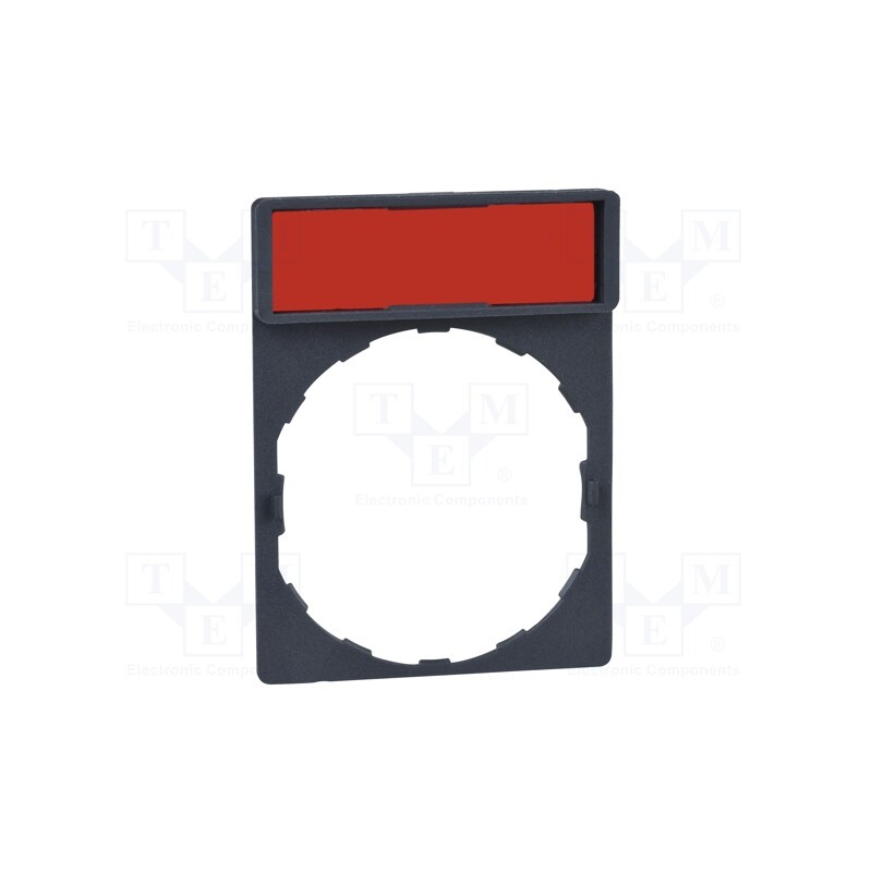 1 pcs x SCHNEIDER ELECTRIC - ZB6YD21 - Bezel with description label, 16mm, Harmony XB6