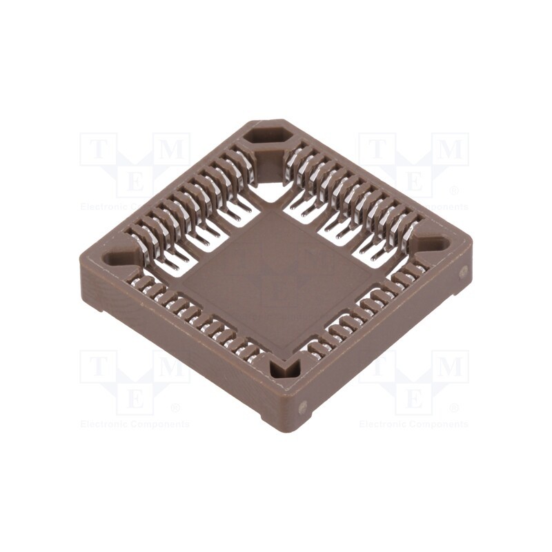 2 pcs x NINIGI - PLCC-44SMD - Socket: integrated circuits, PLCC44, phosphor bronze, tinned, 1A