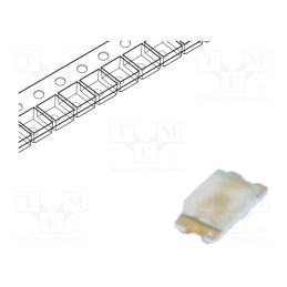 1 pcs x BROADCOM (AVAGO) - HSMR-C130 - LED, SMD, 0603, blue, 18÷55mcd, 1.6x0.8x0.35mm, 145°, 3.4÷3.9V, 20mA