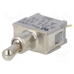 1 pcs x Nidec Copal Electronics - ATE1E-2M3-10-Z - Switch: toggle, Pos: 3, SP3T, ON-OFF-ON, 0.05A/48VAC, 0.05A/48VDC