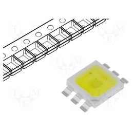 1 pcs x OPTOSUPPLY - OSW4XAT3C1E - Power LED, white cold, 120°, 700mA, Pmax: 2.4W, P: 3W, 180÷200lm