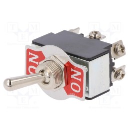 1 pcs x SCI - R13-8B-06-HPH - Switch: toggle, Pos: 2, DPDT, ON-ON, 20A/12VDC, Leads: M3 screws