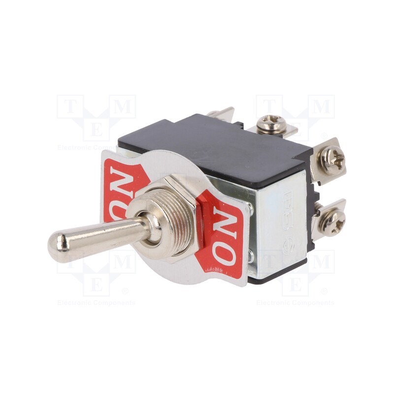 1 pcs x SCI - R13-8B-06-HPH - Switch: toggle, Pos: 2, DPDT, ON-ON, 20A/12VDC, Leads: M3 screws