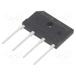 1 pcs x SHINDENGEN - D4SBL20U-7000 - Bridge rectifier: single-phase, Urmax: 200V, If: 4A, Ifsm: 80A, flat