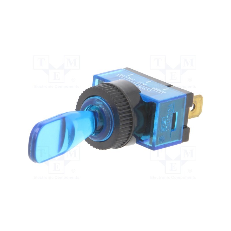 1 pcs x SWITCH COMPONENTS - TE1-1A-DC-1-UL - Switch: toggle, Pos: 2, SPST, ON-OFF, 20A/12VDC, -25÷85°C, 50mΩ