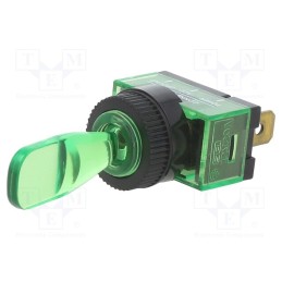 1 pcs x SWITCH COMPONENTS - TE1-1A-DC-1-GL - Switch: toggle, Pos: 2, SPST, ON-OFF, 20A/12VDC, -25÷85°C, 50mΩ