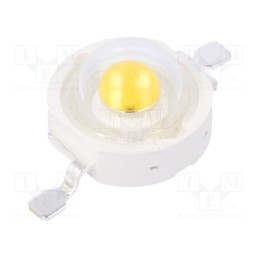 1 pcs x ProLight Opto - PM2E-3LVE-R7 - Power LED, white warm, 130°, 700mA, Pmax: 3W, 92.9÷250.9lm, Proeon