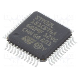1 pcs x STMicroelectronics - STM32L151CBT6A - IC: ARM microcontroller, 32MHz, LQFP48, 1.65÷3.6VDC, -40÷85°C