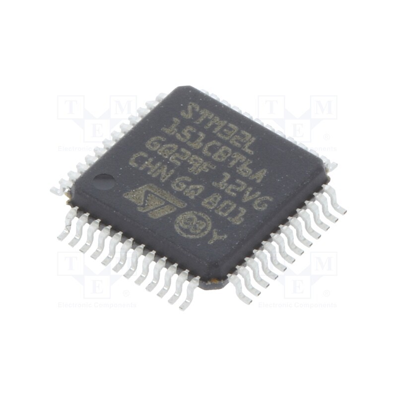 1 pcs x STMicroelectronics - STM32L151CBT6A - IC: ARM microcontroller, 32MHz, LQFP48, 1.65÷3.6VDC, -40÷85°C