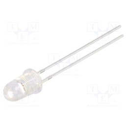 1 pcs x OPTOSUPPLY - OS5OKE5211A - LED, 5mm, orange, 15°, Front: convex, 2.1÷2.6V, No.of term: 2, 273mW