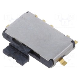 1 pcs x KNITTER-SWITCH - MMSP 132 - Switch: slide, SP3T, 0.5A/4VDC, ON-ON-ON, PCB, Leads: flat pin, 70mΩ