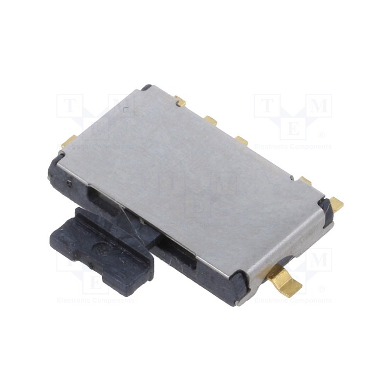 1 pcs x KNITTER-SWITCH - MMSP 132 - Switch: slide, SP3T, 0.5A/4VDC, ON-ON-ON, PCB, Leads: flat pin, 70mΩ