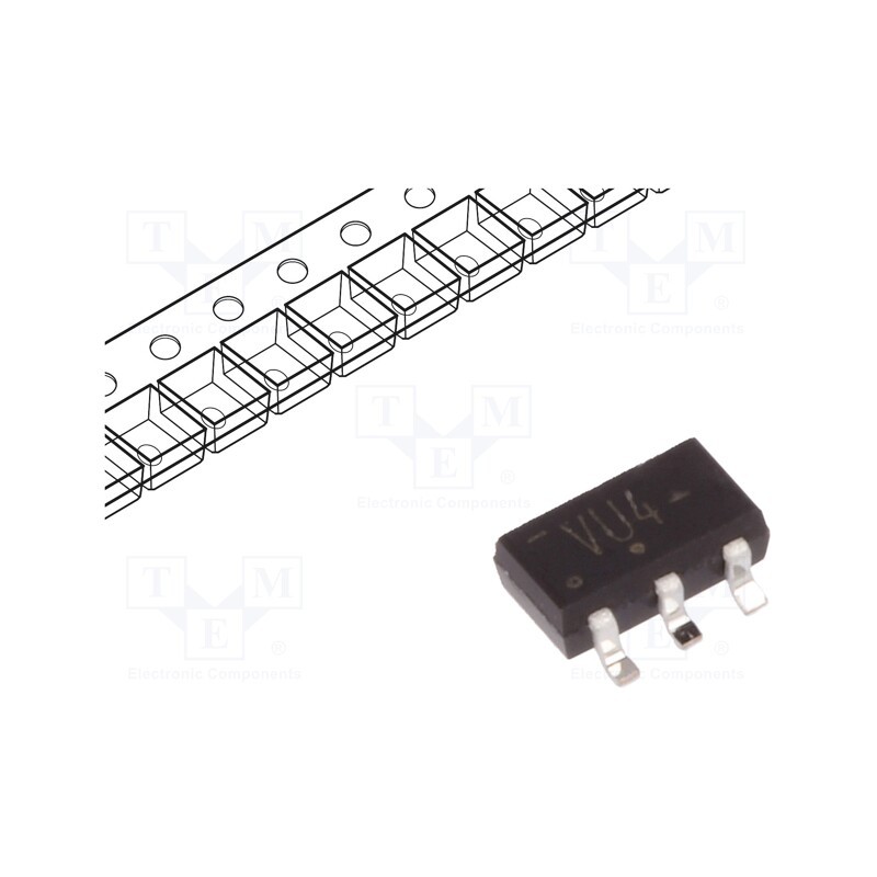 1 pcs x NEXPERIA - 74LVC1GU04GV,125 - IC: digital, NOT, Ch: 1, CMOS,TTL, SMD, SC74A, Mini Logic, -40÷125°C