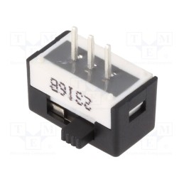 1 pcs x KNITTER-SWITCH - MSS 3111 D-R - Switch: slide, Pos: 2, SPDT, 3A/120VAC, 3A/28VDC, ON-ON, PCB,THT