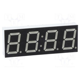 1 pcs x OPTO Plus LED - OPD-Q5620G-BW - Display: LED, 7-segment, 14.2mm, 0.56', No.char: 4, green, 8mcd
