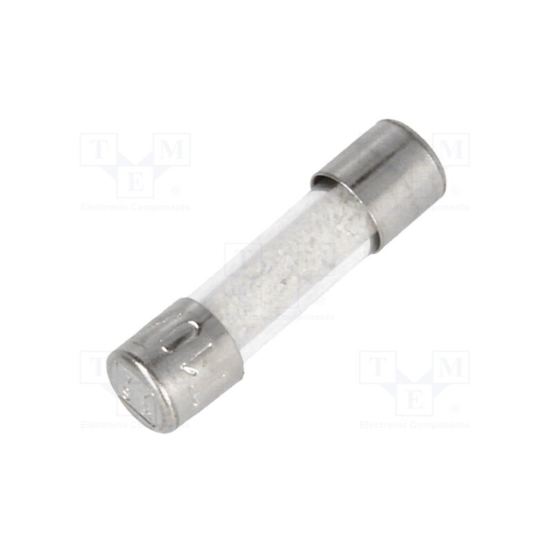 10 pcs x ESKA - 522.027 - Fuse: fuse, time-lag, 10A, 250VAC, cylindrical,glass, 5x20mm, brass