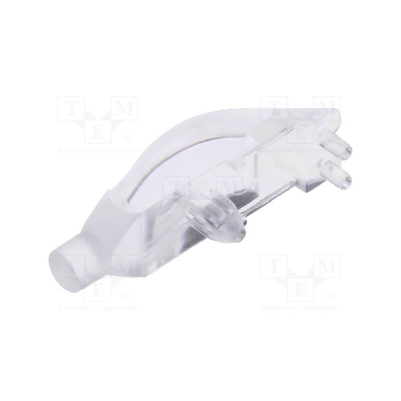 1 pcs x BIVAR - SLP-1-3 - Fiber for LED, Ø3mm, Front: flat, angular,with PCB mounting