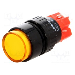 1 pcs x ONPOW - LAS1Y-11/O-IP40 - Switch: push-button, Pos: 2, SPDT, 3A/220VAC, 2A/24VDC, ON-(ON)