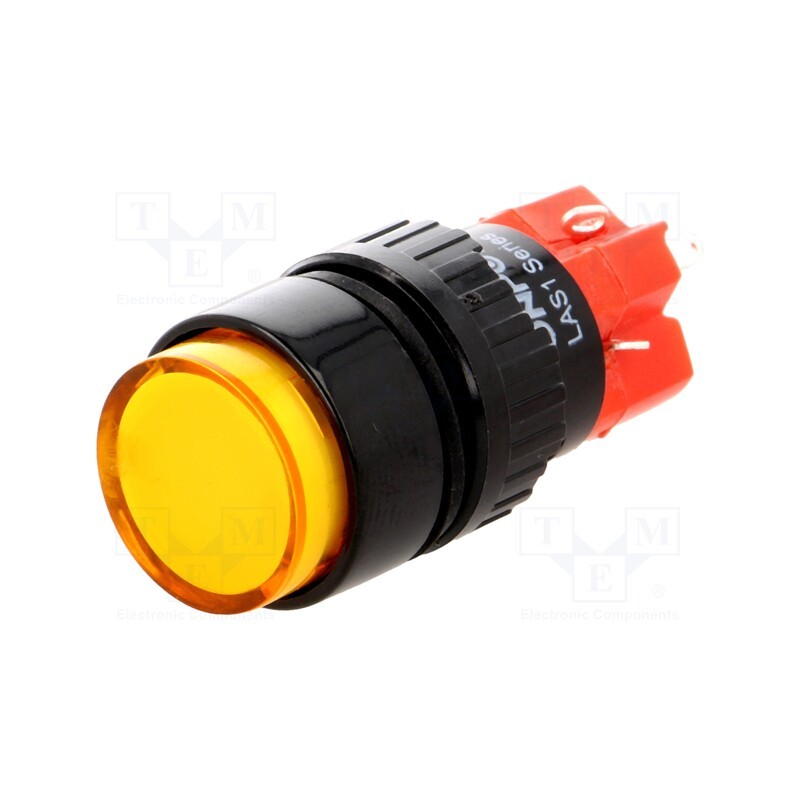 1 pcs x ONPOW - LAS1Y-11/O-IP40 - Switch: push-button, Pos: 2, SPDT, 3A/220VAC, 2A/24VDC, ON-(ON)