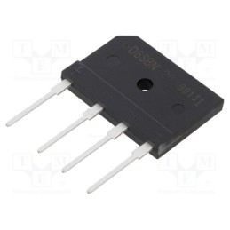 1 pcs x SHINDENGEN - D6SBN20-7000 - Bridge rectifier: single-phase, Urmax: 200V, If: 6A, Ifsm: 120A