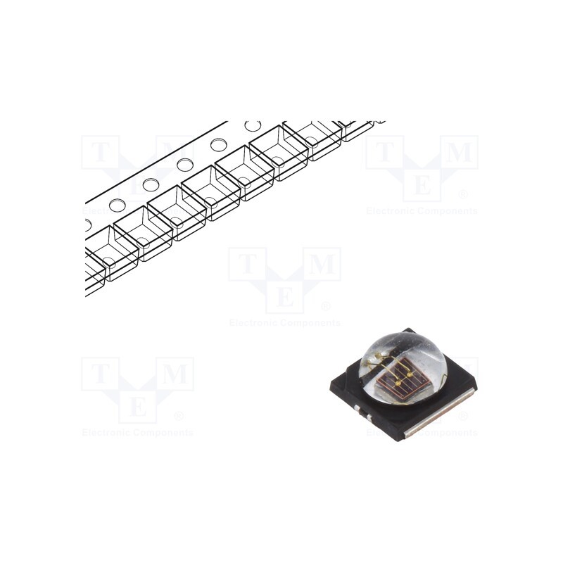1 pcs x ProLight Opto - PK2S-2LJE-A - IR transmitter, 3535, 840÷870nm, transparent, 350mW, 140°, SMD